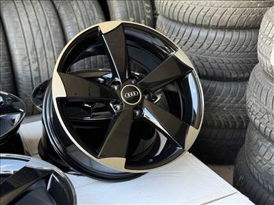 Audi Rotor Style 18" 5x112 ÚJ fekete alufelni 18 coll A3 A4 A5 A6 