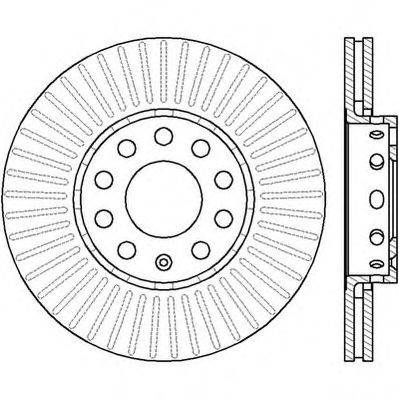 JURID 561548JC - féktárcsa AUDI SEAT SKODA VW