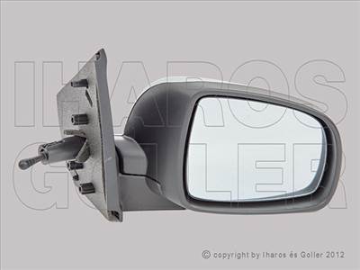 Nissan Note 2009-2013 - Külső tükör jobb, bowdennel áll. domború,alapozott