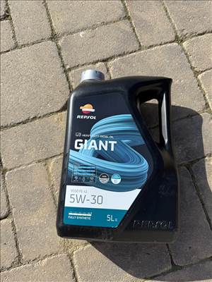 Új bontatlan: Repsol Giant motorolaj 5W-30 9550 FE-LL Heavy Duty 5L