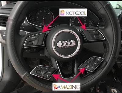 Új Kormány nyomógomb Audi a3 8v a4 a5 8w q5