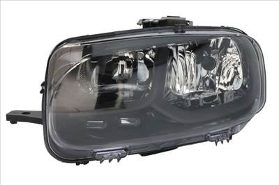 Citroen Berlingo 2018.06.01-2024.02.28 utángyártott új bal első fényszóró H7/H1 fekete h. (motorral) SZGK. DEPO 9616825180