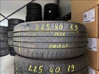 225/40 r19 Bridgestone 2021 nyárigumi 4db eladó 225/40r19 garnitúra