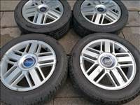  5x108 lyukosztású 16" gyári Ford alufelni, rajta 205/55 Bridgestone/Maxxis nyári gumi 