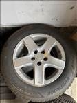  5x114.3 lyukosztású 16" használt alufelni, rajta 215/65 újszerű Hankook téli gumi gumi 