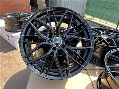 Audi RS Style Damina 19" 5x112 Fekete Új alufelni 19 coll VW Seat