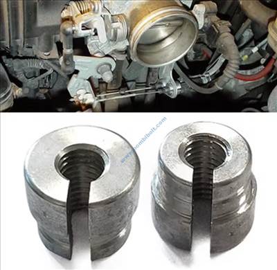 BMW folytószelep bowden persely E28 E30 E34 E36 E39, M20, M30, M50, M52, M60, M62, S14