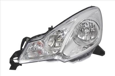 Citroen C3 2010.01.01-2013.02.28, DS3 utángyártott új bal első fényszóró H1/H7 fehér házas (motorral) DEPO 6208s7