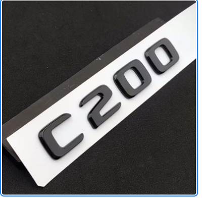 Mercedes C-osztály, Mercedes E-osztály, Mercedes GLC-osztály Felirat C200 fekete a2058178300fekete