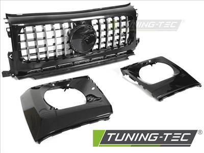 MERCEDES G-CLASS W464 (18-24) BLACK CHROME GT STYLE Tuning-Tec Hűtőrács