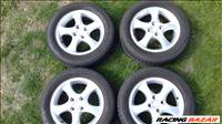  4x100 osztású 5J 15" használt Suzuki gyári alufelni nyári gumikkal - Toyota Kia Hyundai stb.