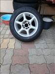  4x108 lyukosztású 14" használt alufelni, rajta 175/65 új Linglong nyári gumi gumi 