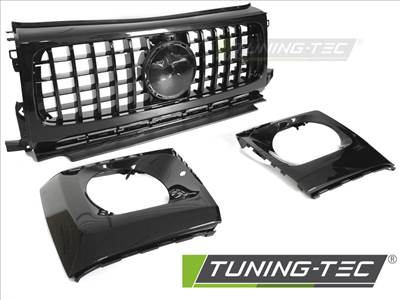 MERCEDES G-CLASS W464 (18-24) FÉNYES FEKETE GT STYLE Tuning-Tec Hűtőrács
