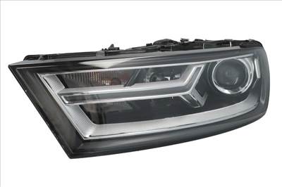 Audi Q7 (4M) 2015.03.01-2019.08.30 utángyártott új bal első fényszóró üres Bi-XENON D5S/H7/LED (motorral) DEPO 4m0941043c