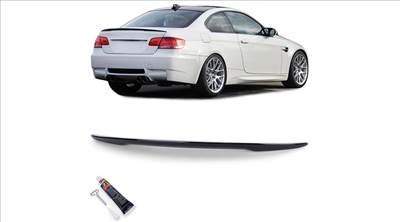 BMW E92 coupe Performance stílusú lakkozott fekete csomagtartó spoiler