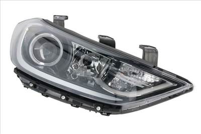 Hyundai Elantra 2015.02.01-2020.12.20 utángyártott új jobb első fényszóró HB3/H7 fekete h. (motoros) DEPO 92102f2000