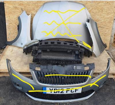 2012 Skod Fabia 1.6 dízel homlokfal