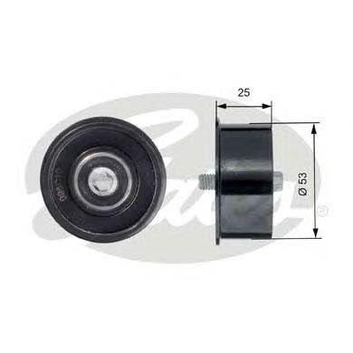 GATES T42122 - vezérműszíj vezetőgörgő CHEVROLET DAEWOO OPEL SAAB VAUXHALL