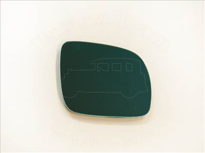 VW Passat 2000-2005 - VTL cserélhető jobb, kék, domború, fűth. (125 mm)