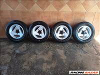 SUZUKI JIMNY 15" ALUFELNI 5X139,7 NÉGY ÉVSZAKOS 205/70R15 GUMIVAL OLCSÒN!!
