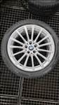  5x112 lyukosztású 18" használt (gyári felni) alufelni, rajta 225/45 használt Pirelli téli gumi