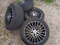  Kia Ceed 5x114.3 lyukosztású 16"  Brock alufelni,  205/55 használt nyári gumi gumi 