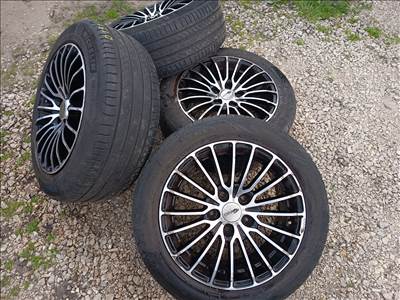   Kia Ceed 5x114.3 lyukosztású 16"  Brock alufelni,  205/55 használt nyári gumi gumi 