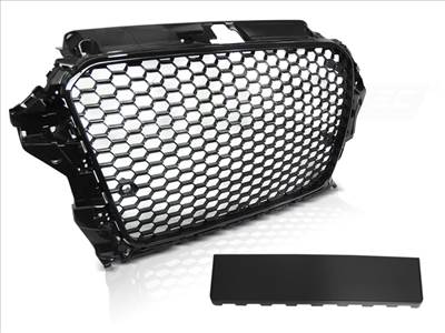 Audi A3 (8V) 8V AUDI A3 (8V) 2012-2016 RS3 STYLE Fényes hűtőrács  grau52
