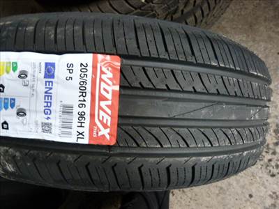 4db Novex 205/5516" új nyári gumi eladó.