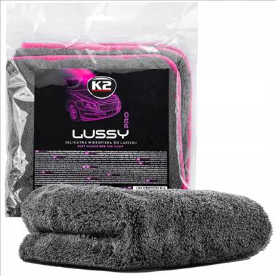 K2 Mikroszálas Törölköző Lussy 40x40 Do Osuszania Polerowania Gruby 1200g/m2 D0222