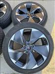  5x112 lyukosztású 19" használt (gyári felni) alufelni, rajta 215/50 használt Continental téli gumi 