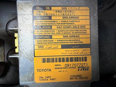 Toyota Carina E Légzsák Elektronika *157145* 8917005010c