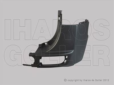 Mercedes Sprinter 2013-2018 W906 - Hátsó lökhárító sarok jobb, ködlámpa lyukkal