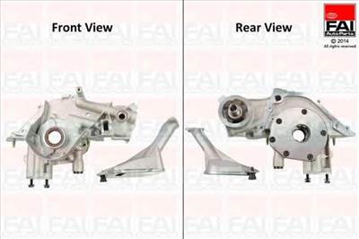 FAI AutoParts OP267 - olajszivattyú CHRYSLER FIAT FORD LANCIA ZASTAVA