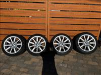  5x120 lyukosztású 17" használt Replica alufelni, rajta 225/45 használt Michelin nyári gumi 