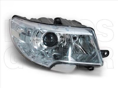 Skoda Superb 2008-2013 - Fényszóró H7/H3 jobb (motorral) TYC
