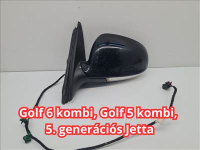 VolkGolf VI kombi, Golf V kombi, Jetta V bal visszapillantó tükör LC9X (3040)