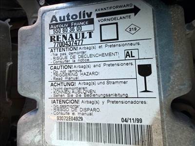 Renault Mégane I Légzsák Elektronika *157881* autoliv-550803600