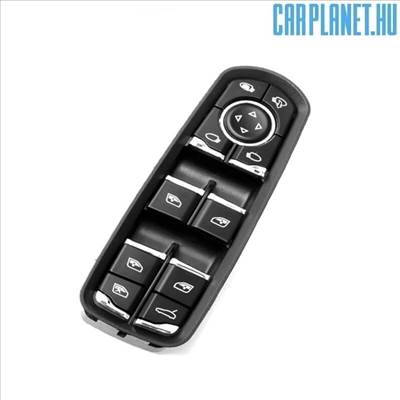 Porsche Panamera Macan Cayenne ablakemelő kapcsoló sofőr bal első - holttérfigyelős