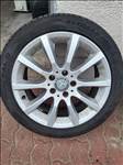  5x112 lyukosztású 17" használt alufelni, rajta 225/45 újszerű gumi 7.5Jx17 ET47 A2044018002