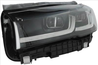 BMW 5 (G30-G31) 2020.06.01-2023.10.01 utángyártott új bal első fényszóró AHL LED BMW logo nélk. DEPO 63118084375