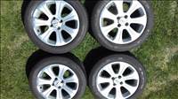  4x100 osztású 6,5J 16" használt Opel (gyári felni) alufelni nyári gumikkal