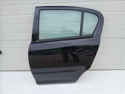 16943 Opel Corsa D 2006-2014 Bal hátsó Ajtó Fekete Z20r