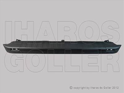 NISPRIMA3 - Hátsó lökhárító borítás fekete,szenzor lyukkal