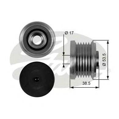 GATES OAP7055 - generátor szabadonfutó BMW