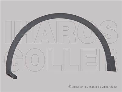 Renault Kadjar 2018-2022 - Első műanyag kerékjárati dísz bal