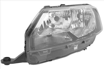 Skoda Rapid 2012-2017 utángyártott új bal első fényszóró H7/H15 (motorral) DEPO 5jb941017