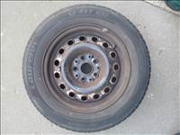  5x112 lyukosztású 15" használt lemezfelni, rajta 195/65 eldobós nyári gumi gumi 