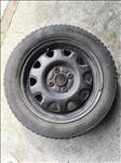  4x100 lyukosztású 14" használt lemezfelni, rajta 165/60 használt Kumho téli gumi gumi 
