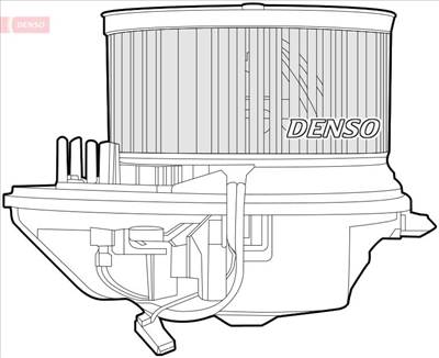villanymotor, szellőzőventilátor DENSO DEA21008 for CITROËN, PEUGEOT